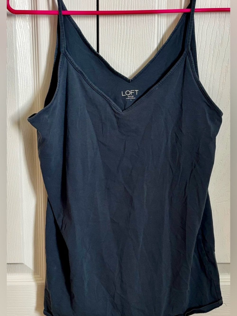 LOFT Navy V-Neck Cami Top